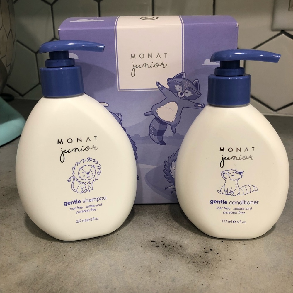 Monat Junior gentle shampoo and conditioner